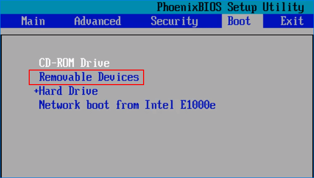 eseguire Windows da USB installation media.
