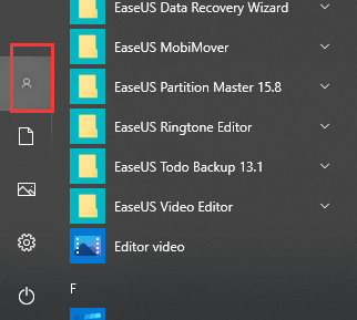 accedere all'account utente