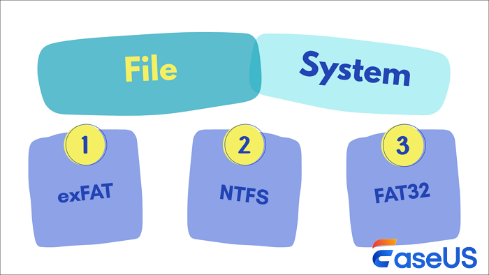 file system del disco rigido esterno