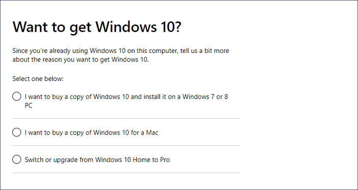 acquista la licenza di Windows 10