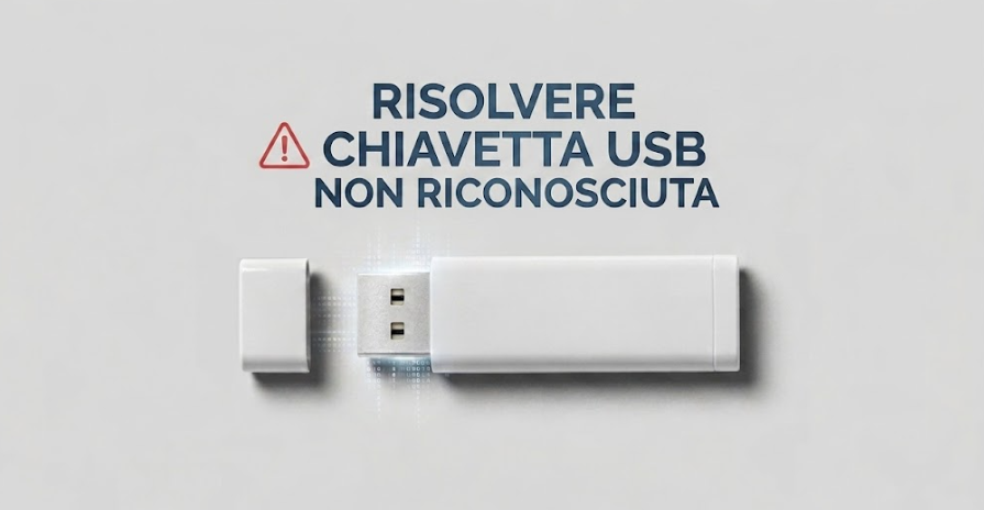 Pen drive non visualizzato in Windows