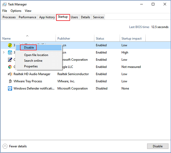 disattivare app che sta utilizzando camera