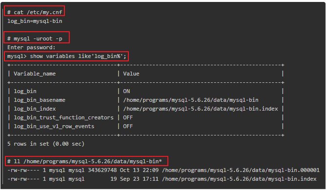 recupera mysql da binlog -1