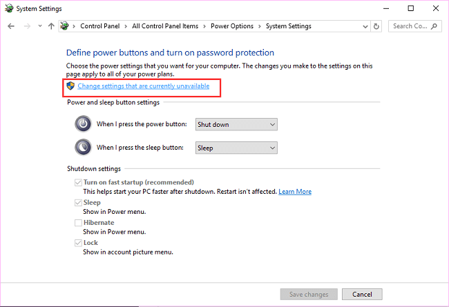 file scomparso - opzione di alimentazione 2
