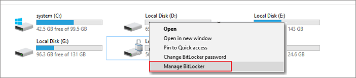 Rimuovere la protezione di BitLocker - 1