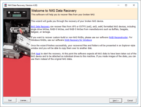 runtime nas recovery