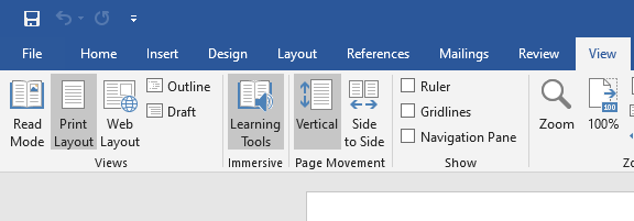 cambia la visualizzazione del documento per correggere il file word gravemente danneggiato