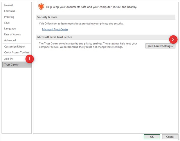 entrare nelle impostazioni