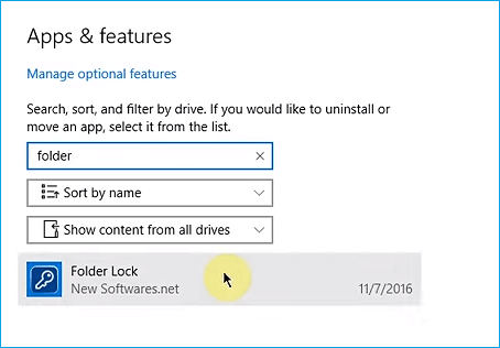 Trova Folder Lock in App e funzionalità