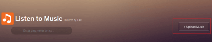 carica musica su myspace