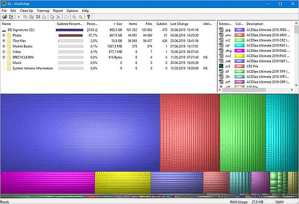 interfaccia software windirstat
