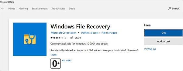 Windows File Recovery
