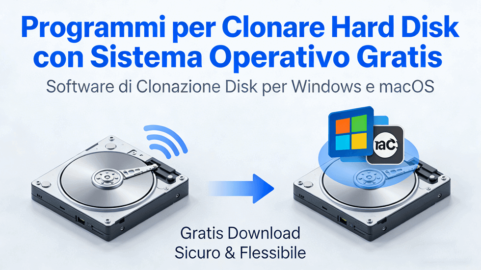 Programmi per clonare hard disk con sistema operativo gratis