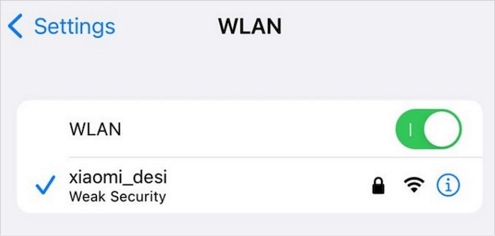seleziona rete wifi veloce