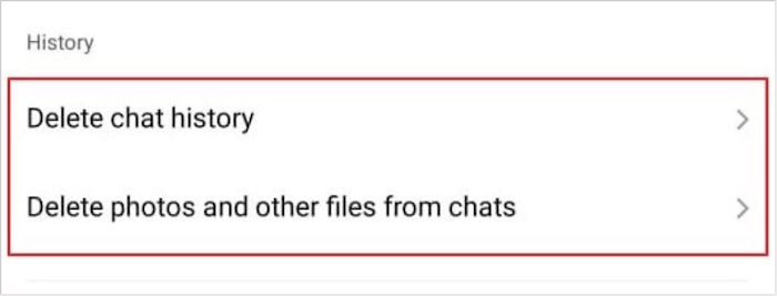 cancellare i dati della tua linea