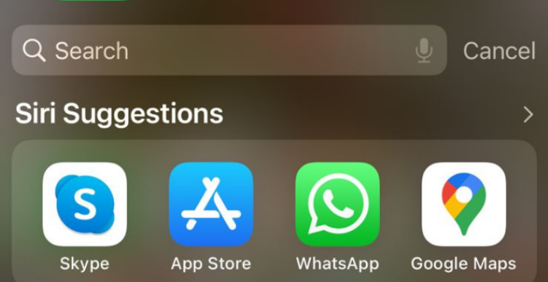 scorri verso il basso la schermata iniziale