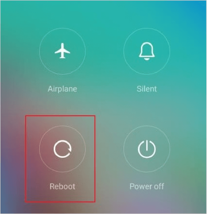 riavvia il tuo dispositivo Android
