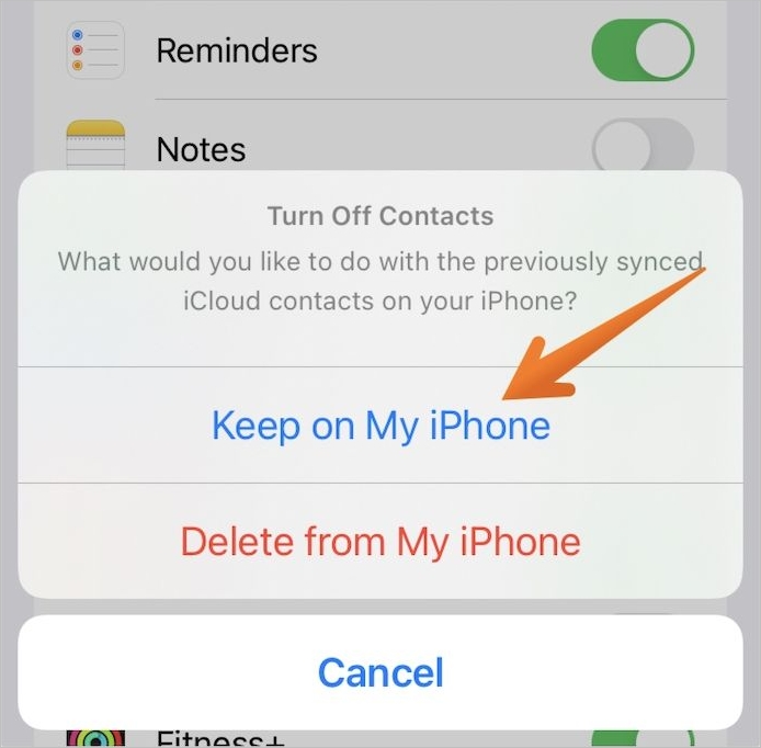 continua sul mio iphone