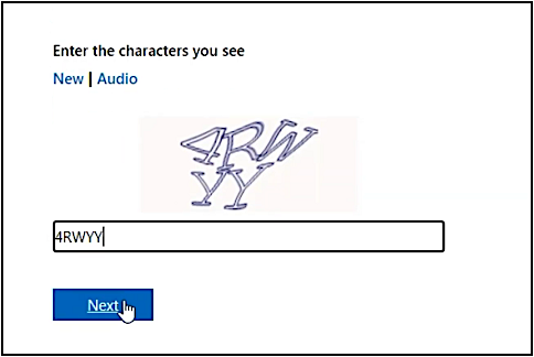 inserire i caratteri
