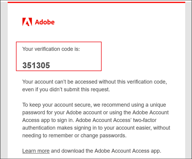 ricevere un'e-mail di verifica