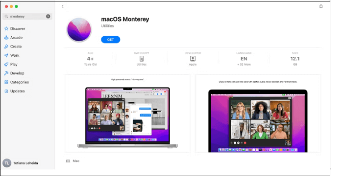 ottieni macOS Monterey