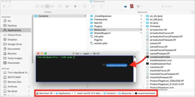installare macOS Catalina - passo 1