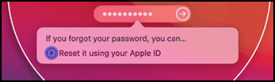 utilizzare l'ID Apple per reimpostare la password