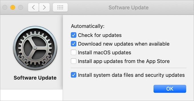 aggiornamento software macOS