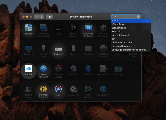 mostra i file in icloud passaggio 1