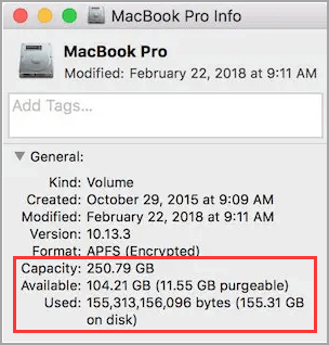 controlla l'unità disco da Ottieni informazioni