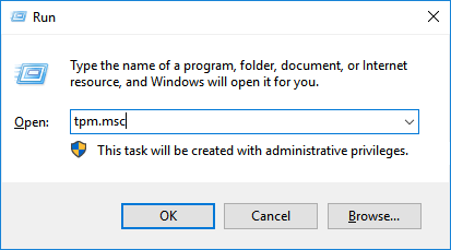 controlla la presenza del tpm