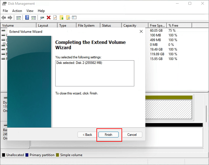 combina unità SSD con Gestione disco - 8