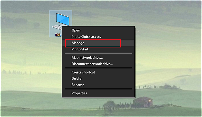 Vai a Gestione disco