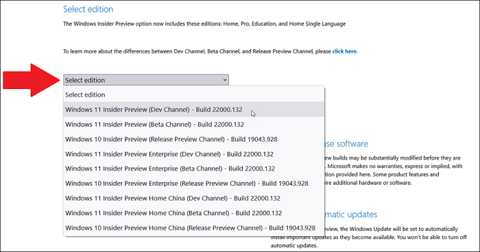 seleziona Windows 11