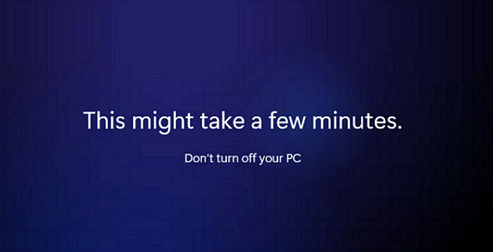 completare l'installazione di Win 11