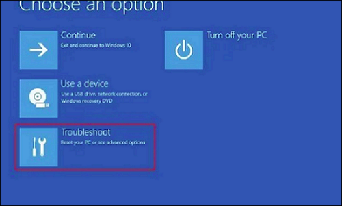 seleziona risoluzione dei problemi