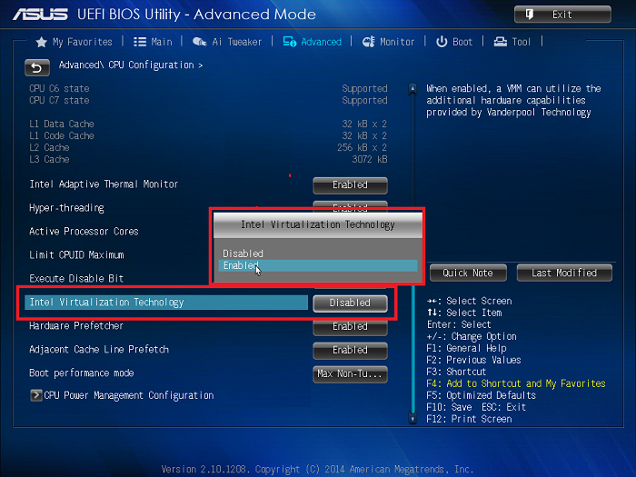 Abilita la virtualizzazione in Windows 11