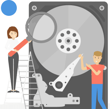 patizionamento del disco