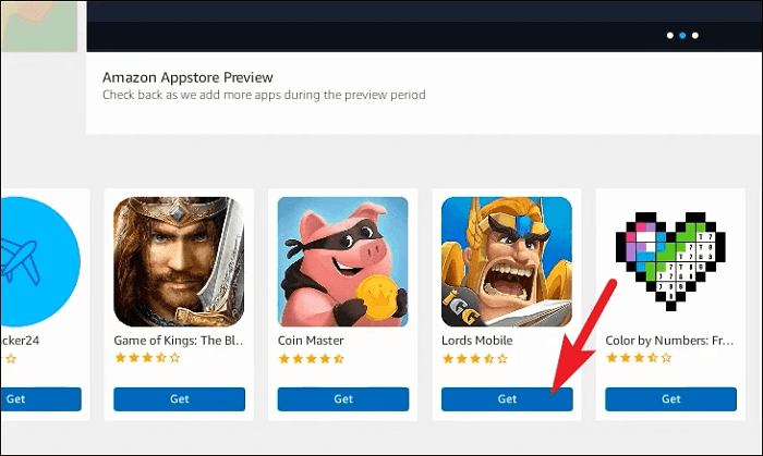 Ottieni le app Android di Amazon