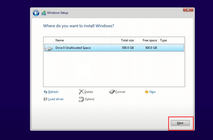 how to install windows 11 on new ssd