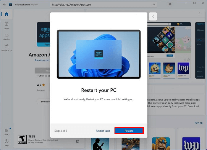 Installa Amazon Appstore