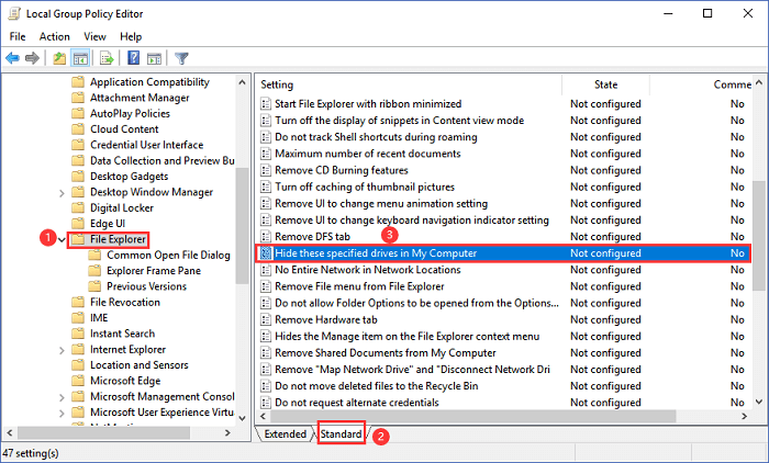 criterio di gruppo locale 2