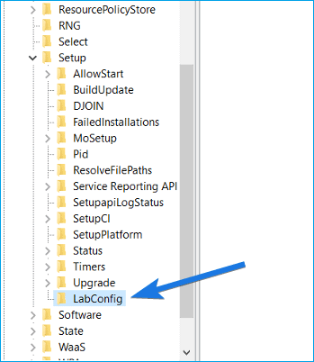 rinominare il nuovo file della chiave di registro