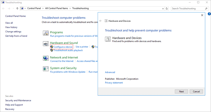 risoluzione dei problemi