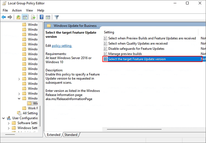 bloccare windows 11 update con group policy editor - 2