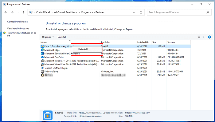 disinstallare applicazioni in Windows 11 - 2