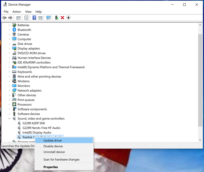 selezionare il driver di aggiornamento