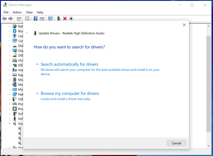 di fronte a due opzioni