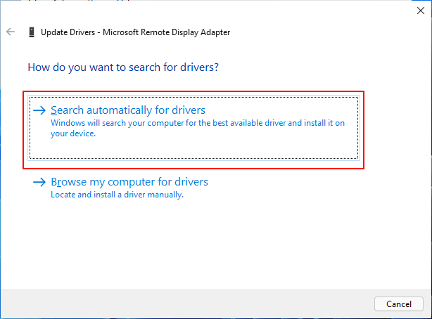 conferma l'aggiornamento