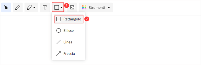 cliccare su Rettangolo in small pdf